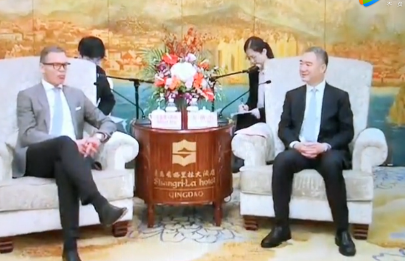 山东省委常委、青岛市委书记王清宪先生会见VIV全球主办方集团领导一行