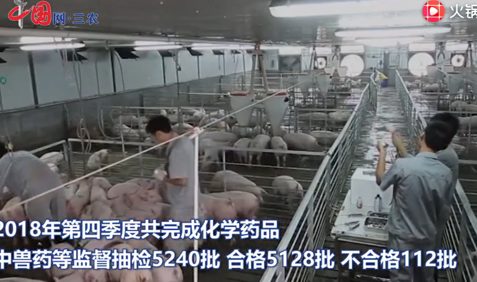 农业农村部：去年第四季度兽药产品合格率97.9%
