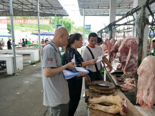 泸州福集镇开展猪肉市场专项检查 消除消费者疑虑