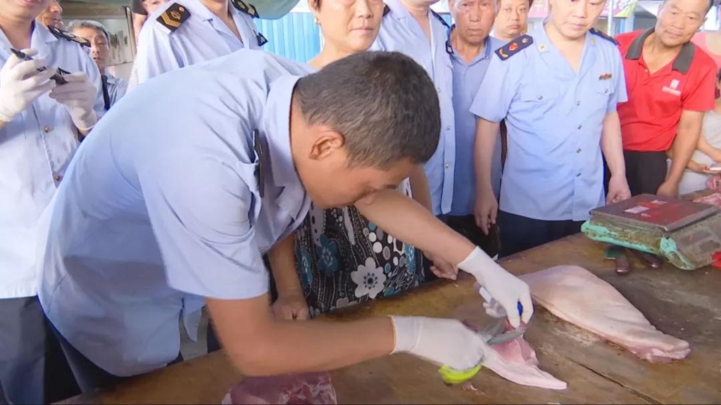 汉川市：确保猪肉市场质量安全 市场监管局开展猪肉市场检查