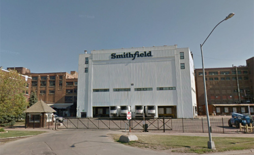 美国最大猪肉加工厂史密斯菲尔德