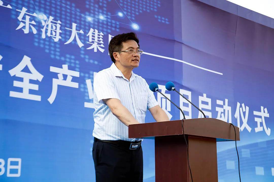 广东省农业农村厅副厅长郑惠典宣布项目正式启动