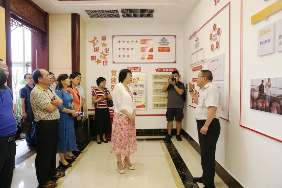 高远飞副总裁向来访嘉宾介绍公司情况