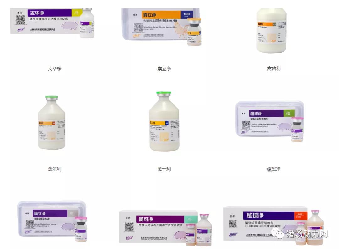 海利生物相关兽用疫苗产品