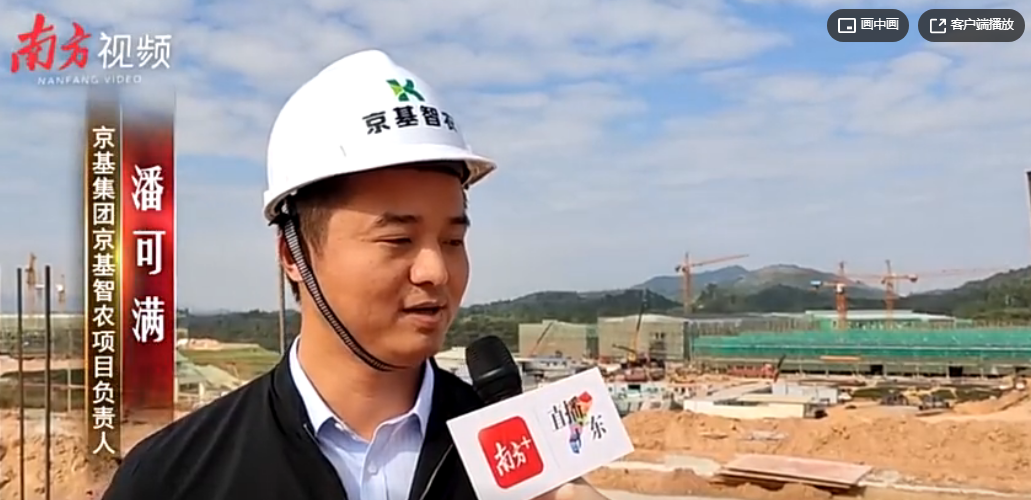 京基集团高州生猪养殖项目建设现场
