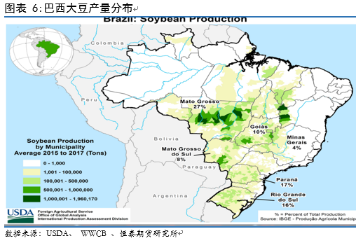 巴西大豆主产区图片