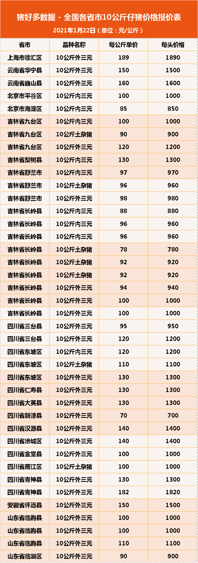 1月22日10公斤仔猪价格：非瘟又来了！年前或迎仔猪抛售潮？