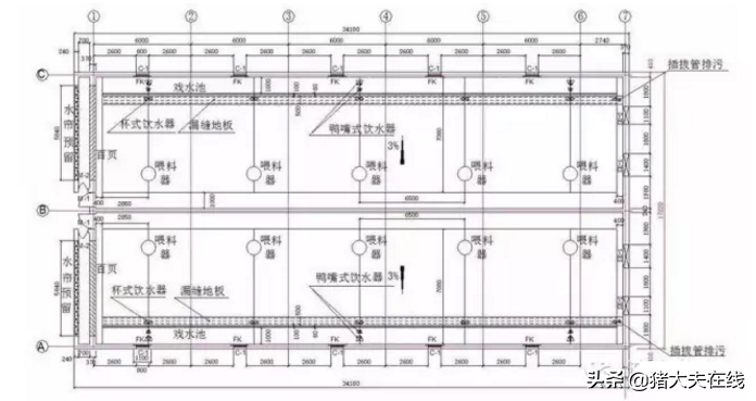 1200头母猪场规划设计方案图纸，很全很经典