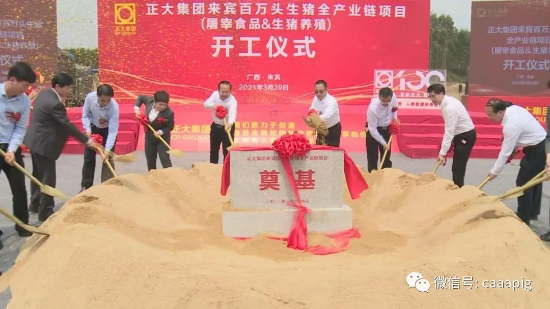 正大集团：总投资34亿元！来宾百万头生猪全产业链项目开工