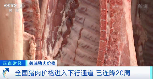 连降20周！全国猪肉价格进入下行通道，同比下降50%