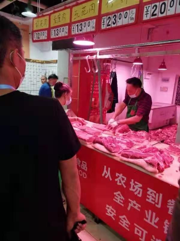 石首市市场监管局加强疫情防控期间猪肉市场价格管控