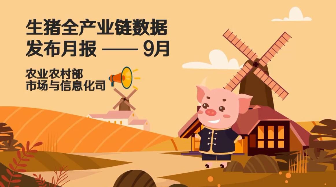 农业农村部：生猪市场数据9月月报！