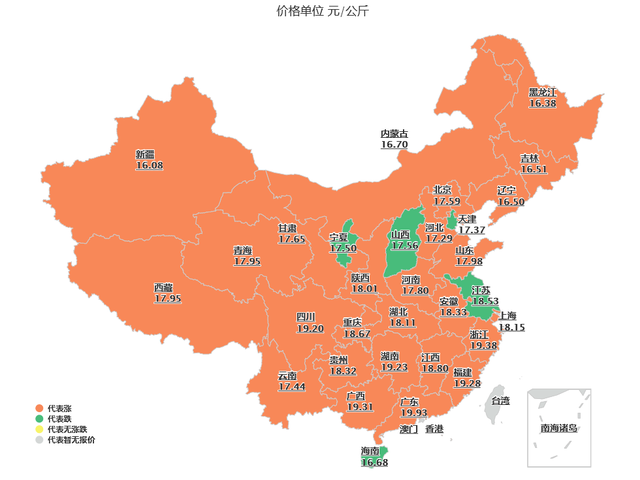 11月24日猪价：短线冲高 广东猪价有望率先突破10元/斤大关