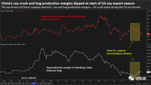 中国从美国进口的大豆预计将比上一年大幅下降