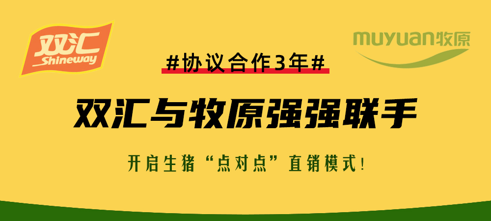 协议合作3年！双汇与牧原强强联手，开启生猪“点对点”直销模式！