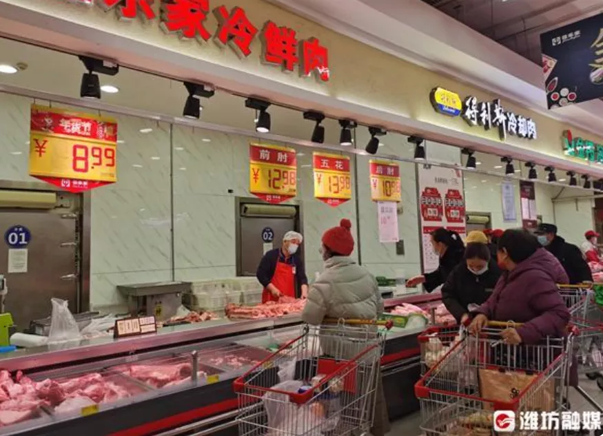 潍坊地区生猪价格跌势难改，特价肉最低8.99元/斤