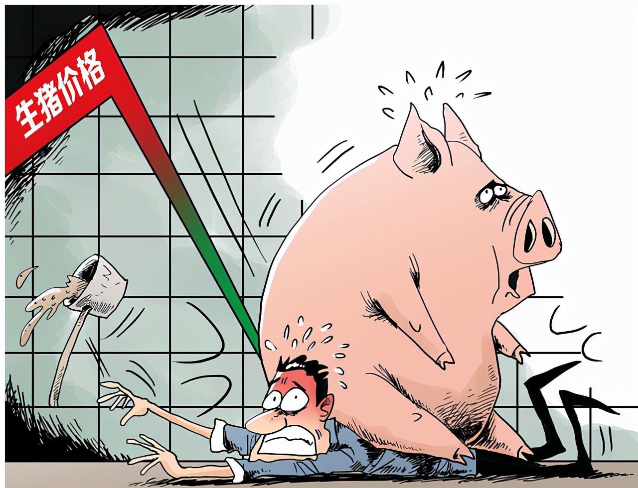 猪价跌入“5字头”，海关传来新消息，同比下跌60.4%，猪价要涨？
