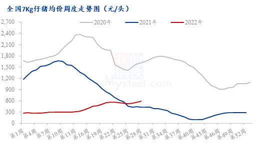 仔猪价格走势