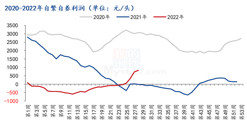 自繁自养利润