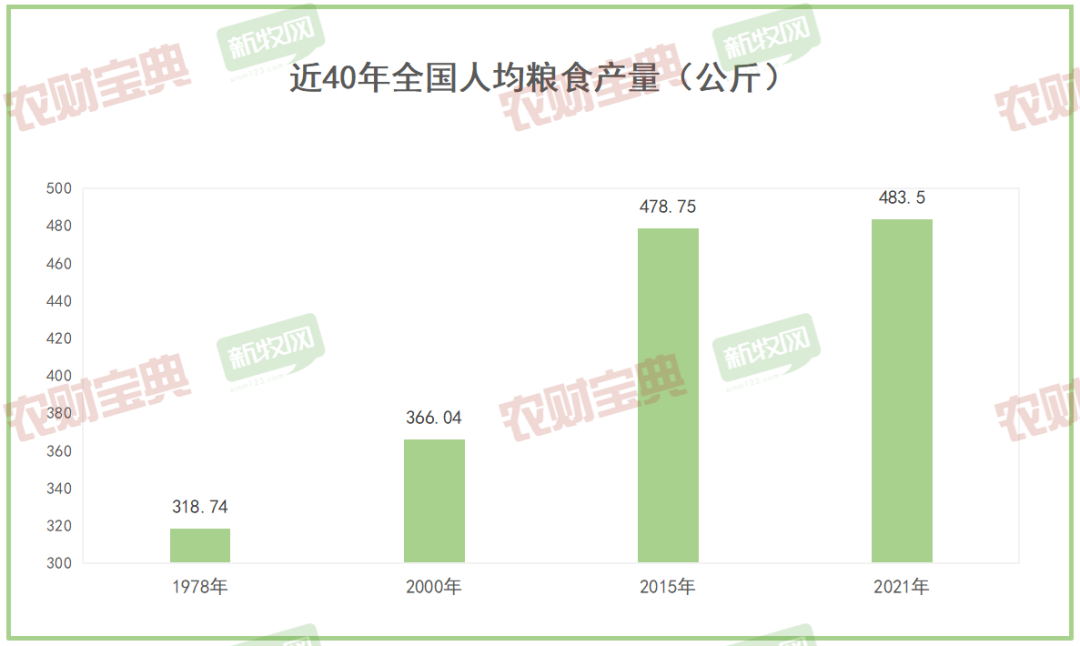 人均粮食产量