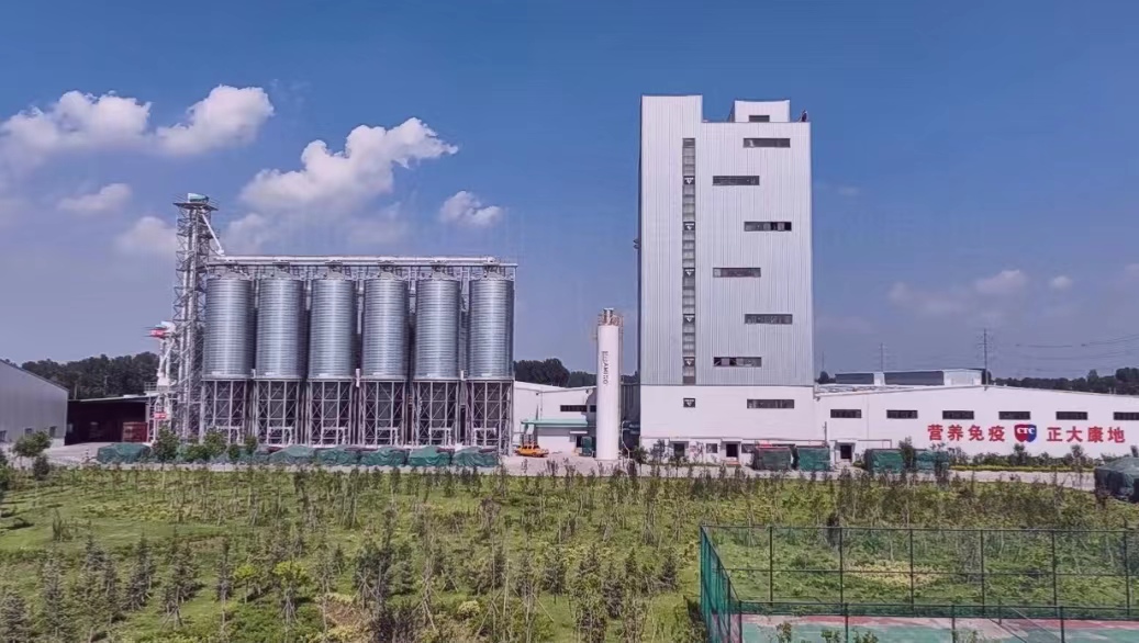 赢创在中国的首套蛋氨酸筒仓投料系统在河南开封正式投入运行