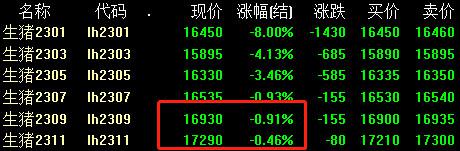 生猪期货合约
