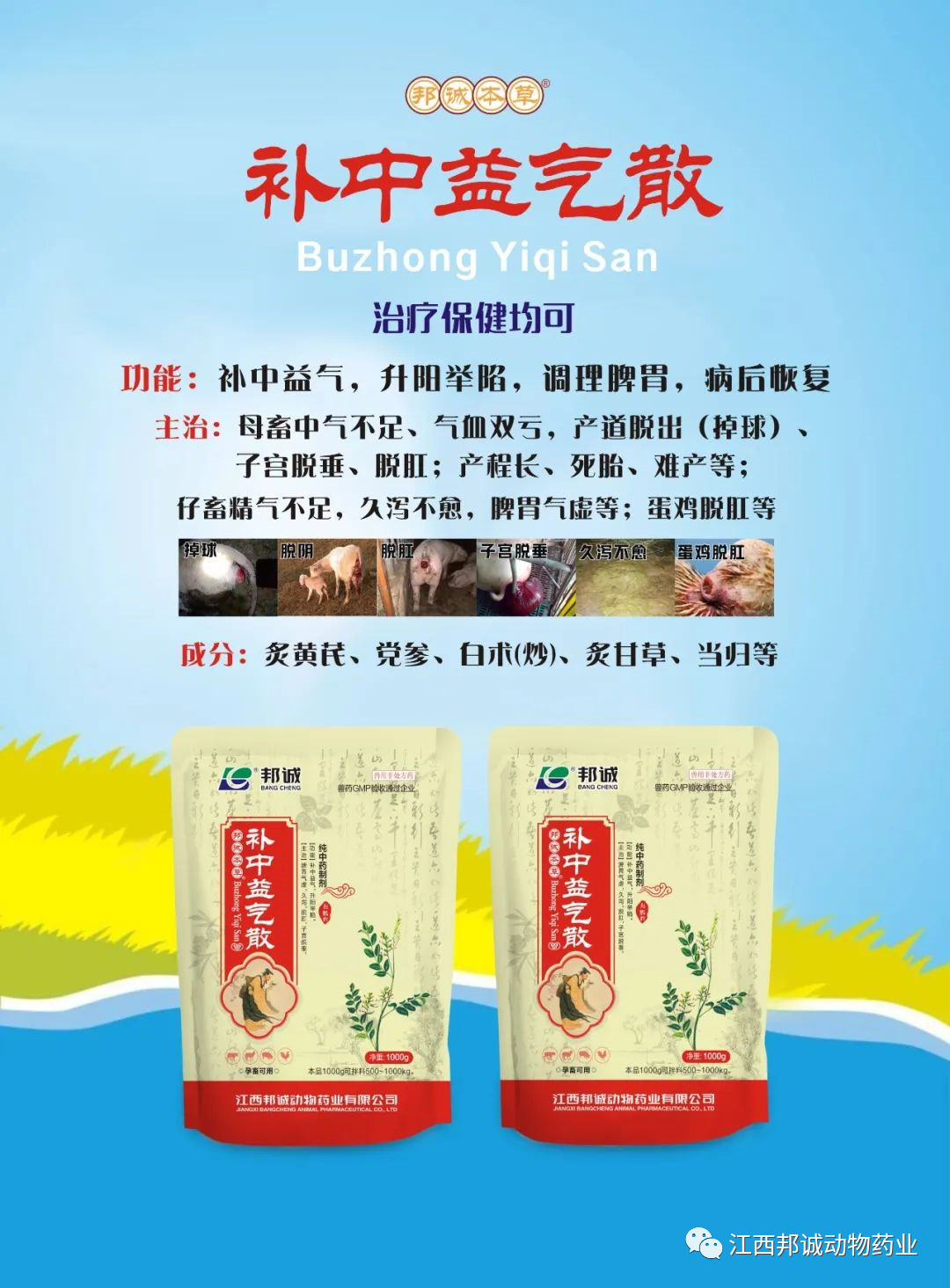 补中益气散