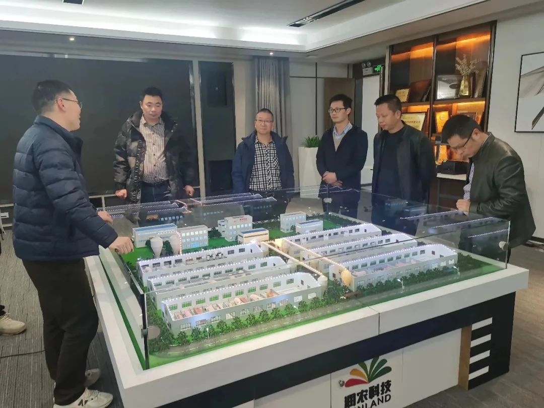 大北农集团中南平台王总裁一行莅临润农科技参观指导