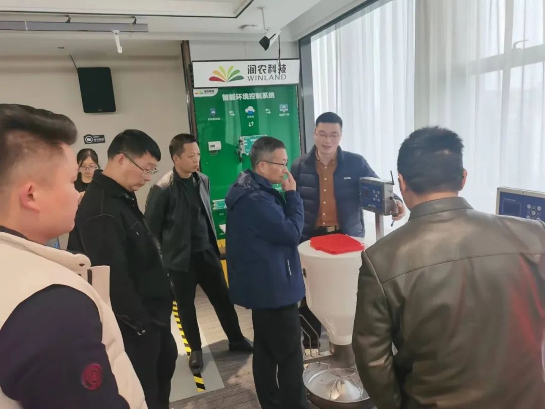 大北农集团中南平台王总裁一行莅临润农科技参观指导