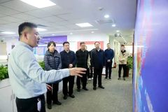 平顶山市叶县政府领导一行莅临农信总部，就共建畜牧产业数字生态展开交流！