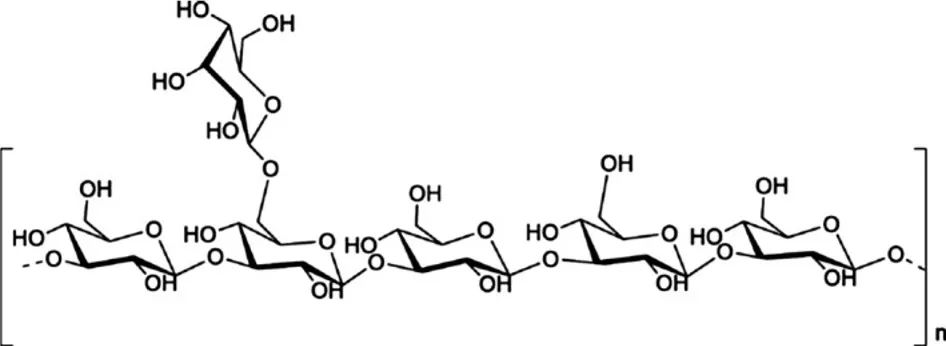 茯苓中β -葡聚糖结构示意图