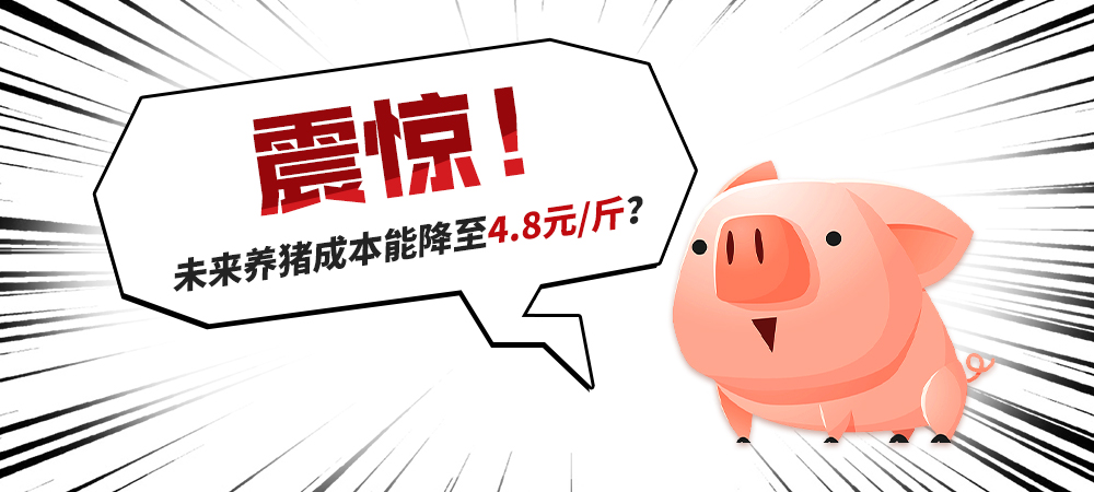 震惊！未来养猪成本能降至4.8元/斤？