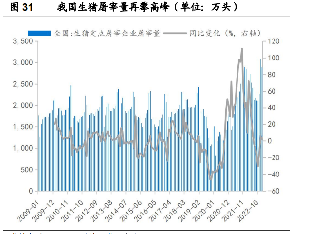 我国生猪屠宰量再盘高峰