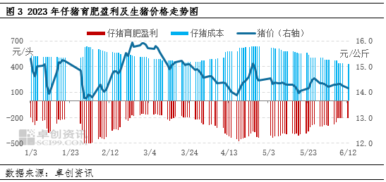 仔猪育肥盈利及生猪价格走势