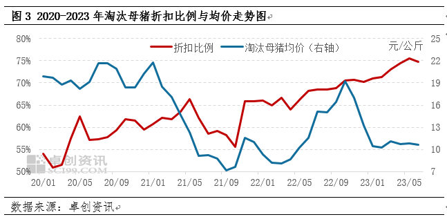 淘汰母猪折扣比例