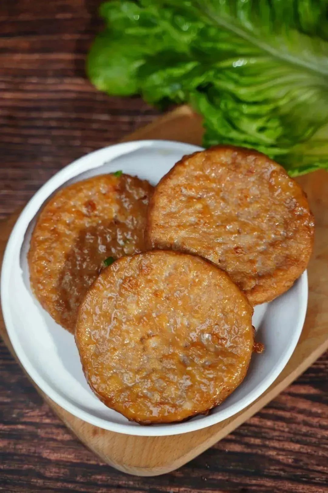 马蹄肉饼