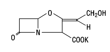 克拉维酸钾化学结构