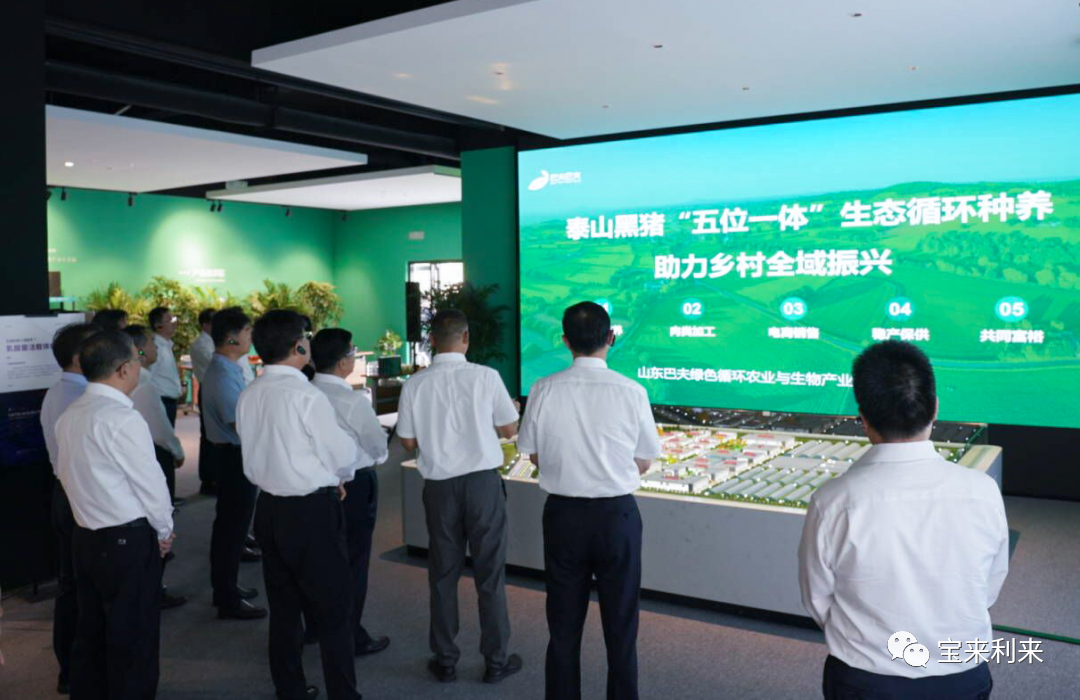 副省长陈平一行莅临巴夫产业园调研畜牧业发展形势