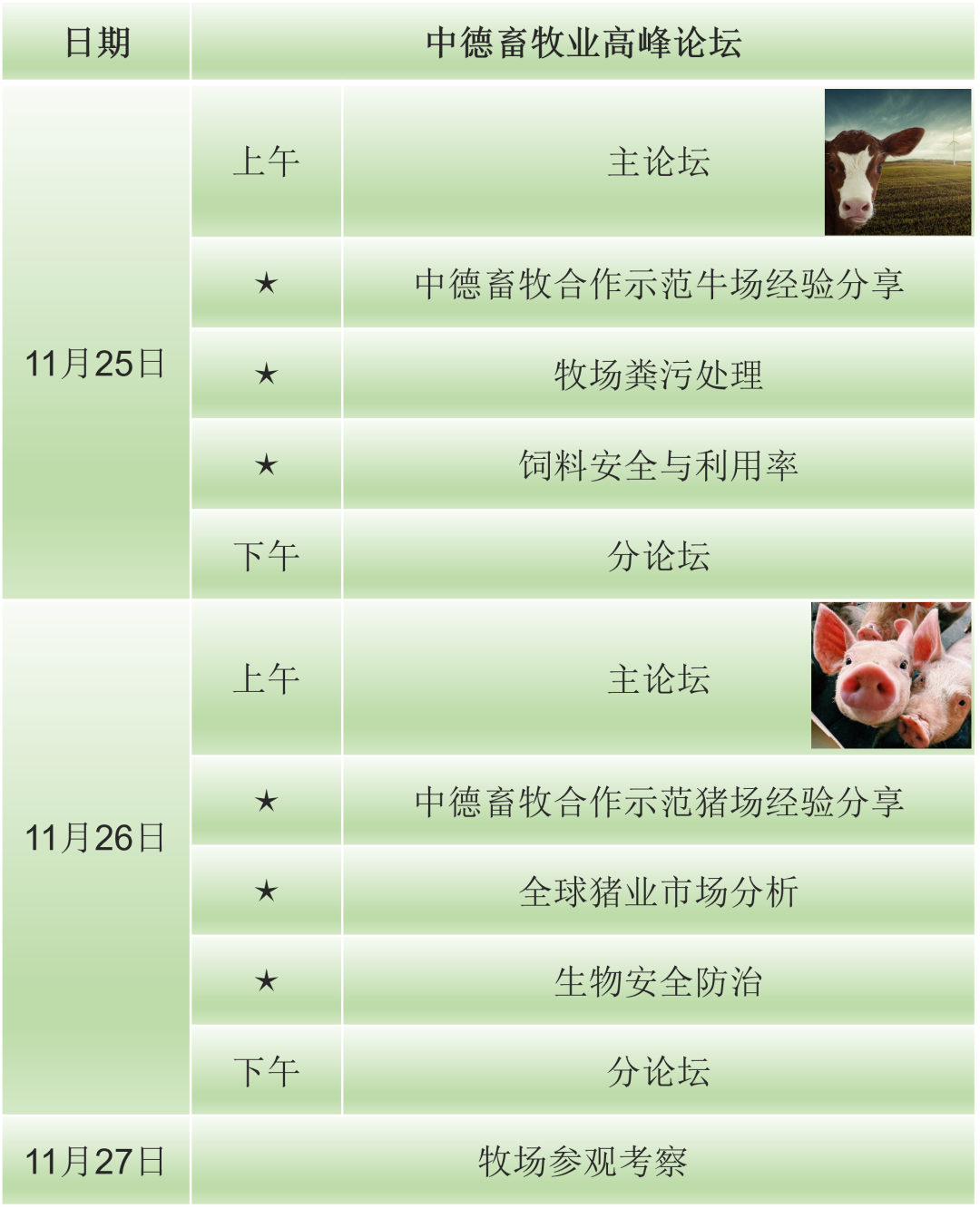论坛日程