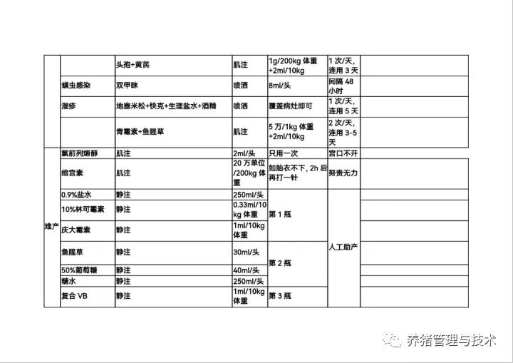 用药方案