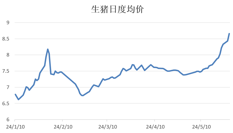 生猪价格走势图