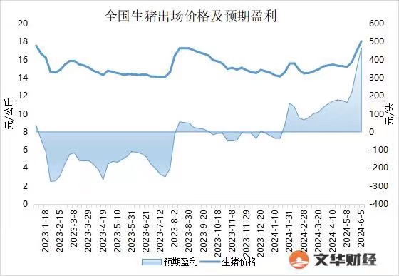 生猪价格及预期盈利