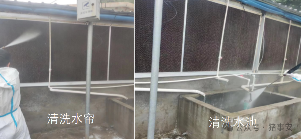 水帘清洗消毒流程