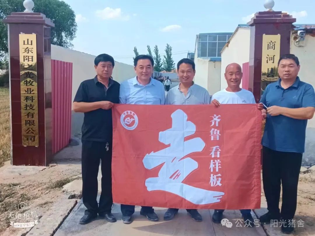 参观阳光猪舍