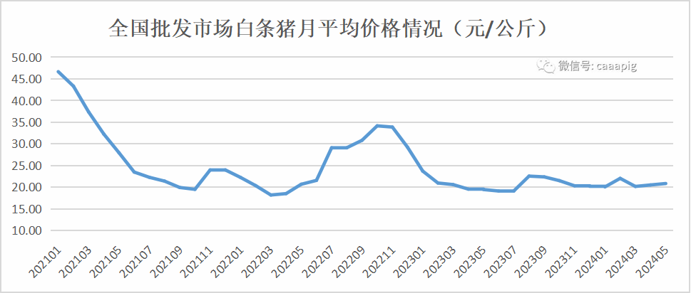 白条猪价格走势