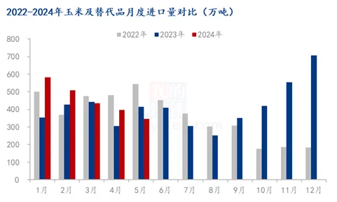 2024年1-5月玉米及替代品进口量数据出炉，透露出啥？