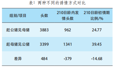 不同诱情方法对比