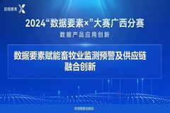 祝贺！“数据要素赋能畜牧业监测预警及供应链融合创新”项目获2024年“数据要素X”大赛广西分赛一等奖