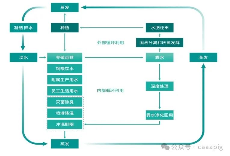 牧原股份水资源循环利用体系图