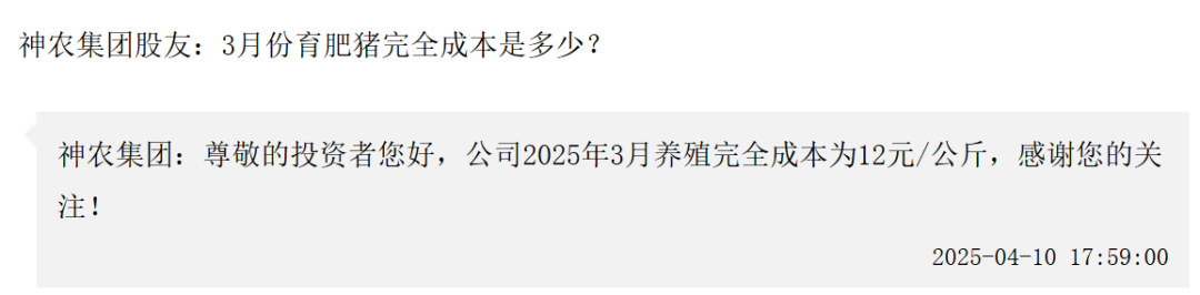猪企最新成本公布！一头赚300！今年仍是集团大赚的一年？